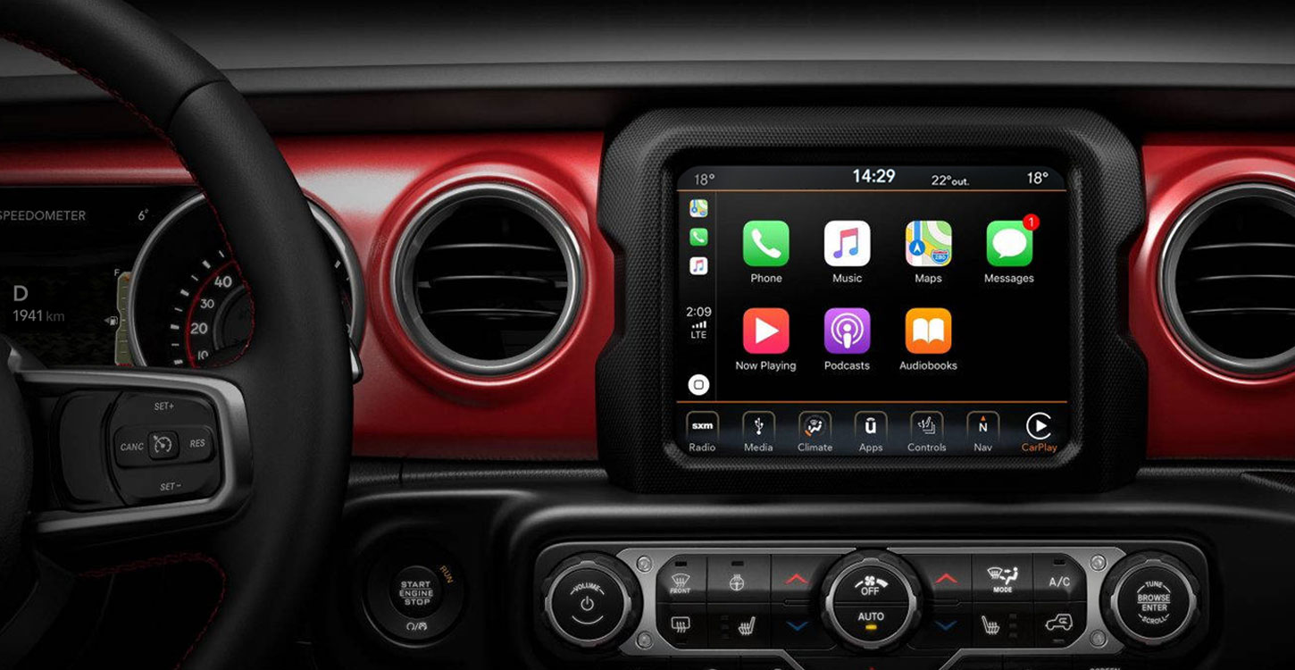 Jeep Wrangler Apple Carplay